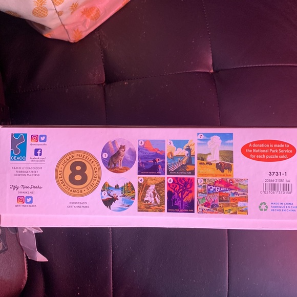 8 Jigsaw Puzzles (The National Parks Themed) - Picture 2 of 4